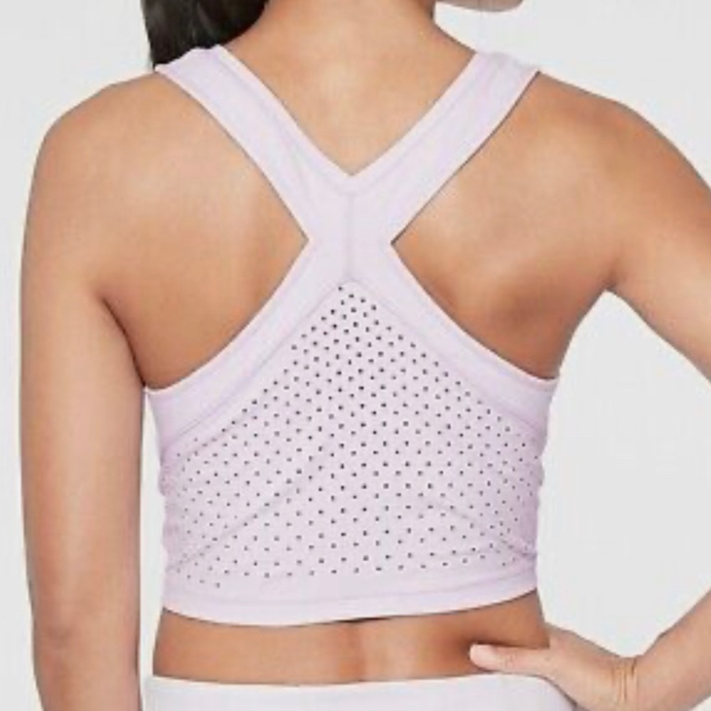 Athleta Shanti Long Line Tank Pink